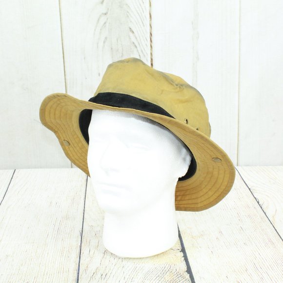 L.L. Bean Accessories - NWT! LL Bean Dark Khaki Waxed Cotton Packer Summer Hat Size L